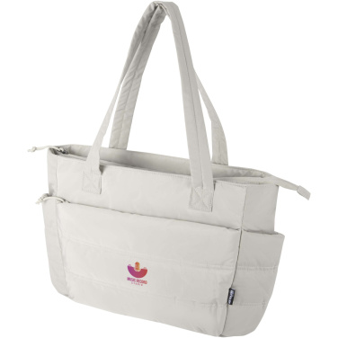Logotrade dāvanas foto: Puffer 15,6" GRS pārstrādāta klēpjdatora iepirkumu soma 18L