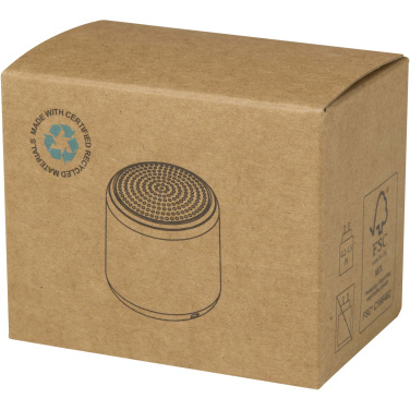 Logotrade biznesa dāvanas foto: Velkis 3W pārstrādātas plastmasas bezvadu Bluetooth® skaļrunis