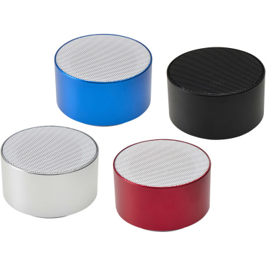 Logotrade logo dāvanas foto: Ankaa 3W pārstrādāta alumīnija bezvadu Bluetooth® skaļrunis