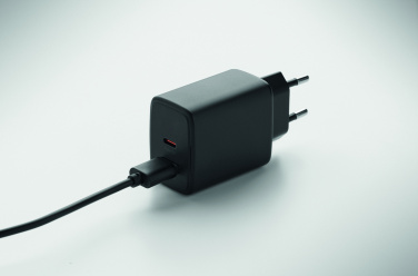 Logotrade ziemassvētku dāvanas foto: ES 2 polu sienas adapteris/lādētājs
