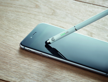 Logotrade logo dāvanas foto: Antibakteriāla pildspalva ar irbuli