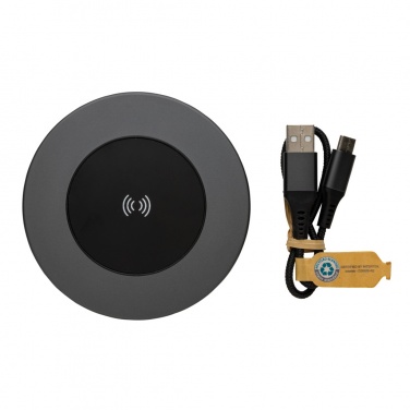 Лого трейд pекламные подарки фото: Беспроводное зарядное устройство Terra RCS из переработанного алюминия мощностью 10 Вт