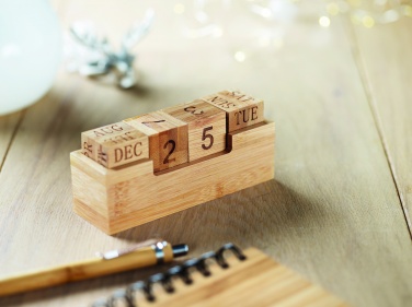 Логотрейд бизнес-подарки картинка: Календарь бамбуковый