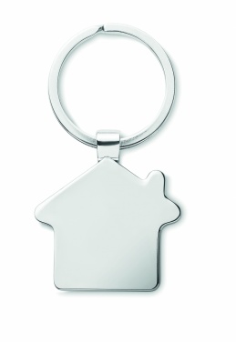 Логотрейд pекламные продукты картинка: Брелок домик бамбук NORDIC