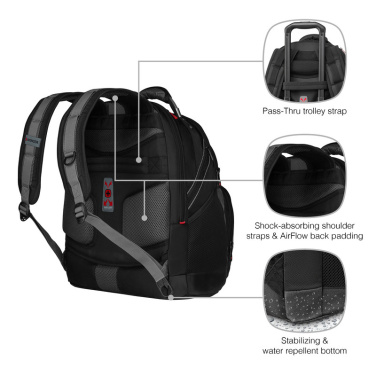 Логотрейд pекламные cувениры картинка: Рюкзак Wenger Synergy 16''