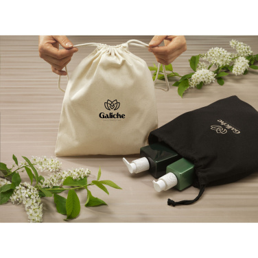 Логотрейд pекламные cувениры картинка: Подарочный мешочек GRS Recycled Cotton (150 г/м²) M