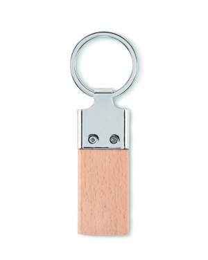 Логотрейд pекламные продукты картинка: Key ring with rubber wood