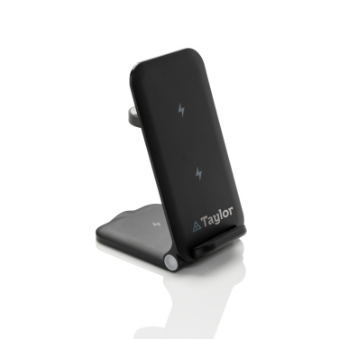 Логотрейд pекламные cувениры картинка: Powerpal 3 в 1 RCS зарядное устройство из переработанного пластика 15 Вт