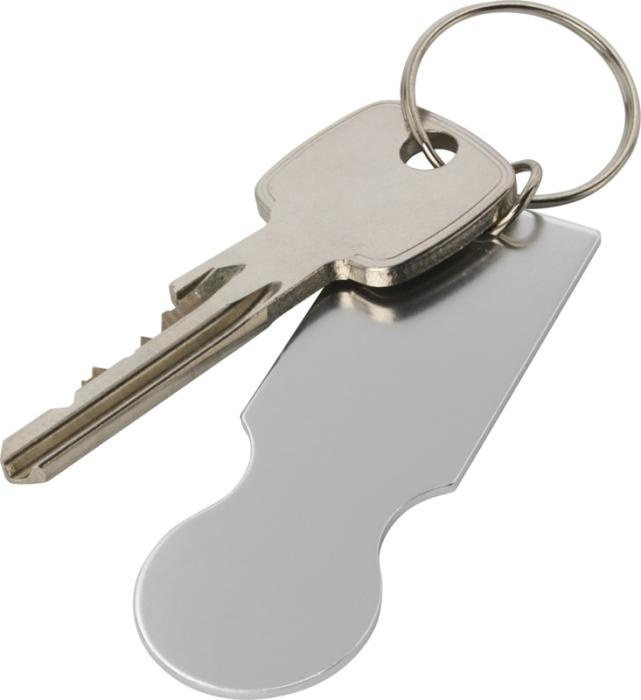 Логотрейд pекламные подарки картинка: Rhea брелок в виде корзины для покупок