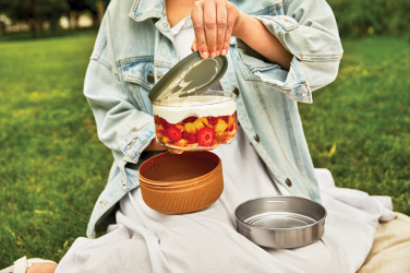 Логотрейд бизнес-подарки картинка: Стеклянная миска для обеда Black+Blum 750 мл