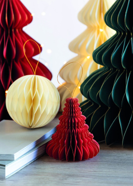 Лого трейд бизнес-подарки фото: Christmas paper tree hanger