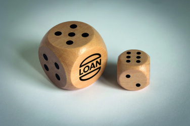 Лого трейд pекламные продукты фото: Schima wooden dice 3cm dia