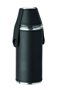 Лого трейд бизнес-подарки фото: Hip flask with shot cups