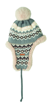 Лого трейд бизнес-подарки фото: Knitted beanie with ear flap