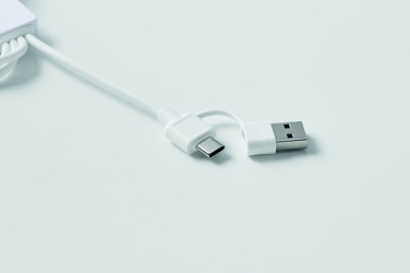 Логотрейд pекламные подарки картинка: 2 in 1 charging cable type-C