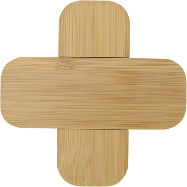 Лого трейд pекламные подарки фото: Croc бамбуковая подставка - маленькая