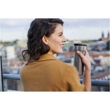 Лого трейд бизнес-подарки фото: Герметичная кружка Mepal Ellipse из нержавеющей стали объемом 375 мл