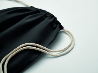 Логотрейд pекламные cувениры картинка: Drawstring bag Fairtrade 180gr