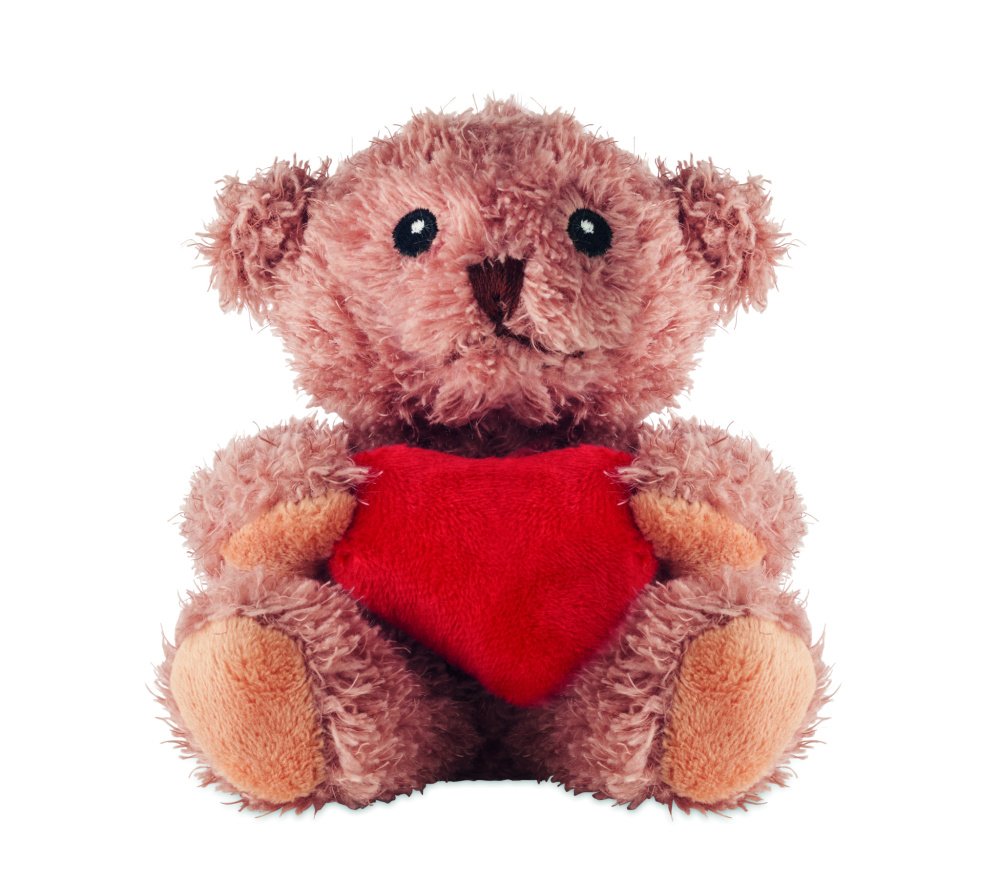 Лого трейд pекламные подарки фото: Teddy bear plush with heart