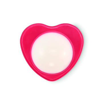Логотрейд pекламные продукты картинка: Heart shape vegan lip balm