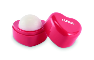 Логотрейд pекламные подарки картинка: Heart shape vegan lip balm