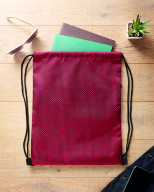 Лого трейд pекламные подарки фото: Drawstring bag in 420D RPET