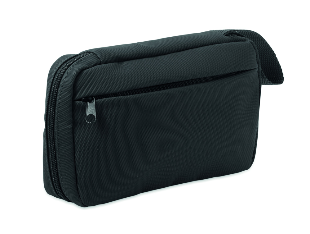 Логотрейд pекламные продукты картинка: Toiletry bag 600D RPET