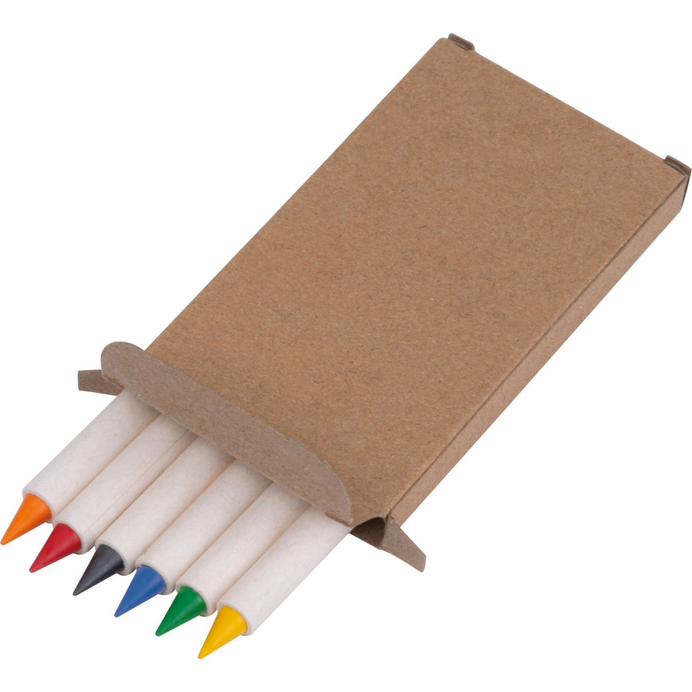 Лого трейд pекламные продукты фото: Набор восковых карандашей Infinity от KINGSTON