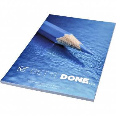 Logotrade kampanjprodukter bild: Desk-Mate® A5 anteckningsblock med skyddsomslag
