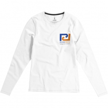 Logotrade kampanjprodukter bild: Ponoka långärmad ekologisk damtröja