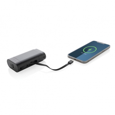 Logotrade profilprodukter bild: CycleCell 10.000 mAh powerbank med avtagbart batteri