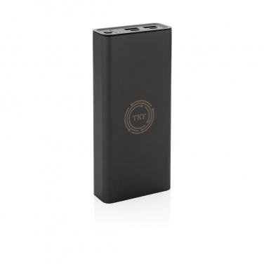 Logotrade profilreklam bild: Terra 20W/20.000 mAh powerbank, RCS återvunna material