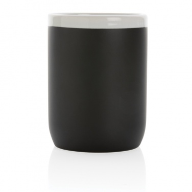 Logotrade reklamprodukter bild: Keramikmugg med vit kant 300 ml