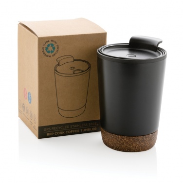 Logotrade profilprodukter bild: GRS RPP stainless steel kork mugg