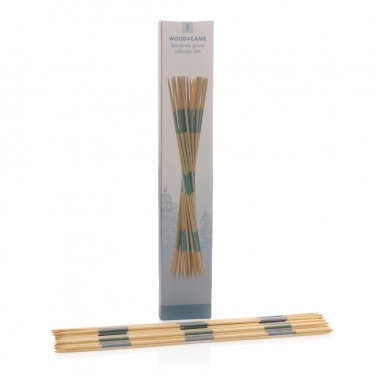 Logotrade reklamprodukter bild: Jumbo plockepinn/mikado i bambu