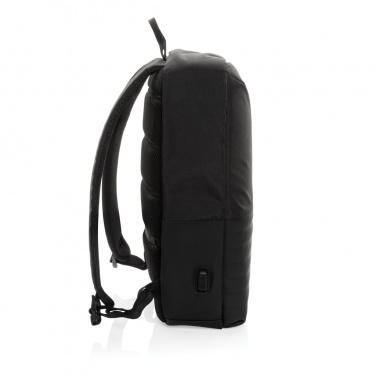 Logotrade kampanjprodukter bild: Swiss Peak AWARE™ anti-ficktjuv RFID 15.6" laptopryggsäck