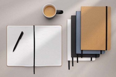 Logotrade profilreklam bild: Craftstone A5 kraft och stenpapper anteckningsbok