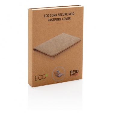Logotrade profilprodukter bild: Kork RFID passfodral