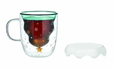 Logotrade kampanjprodukter bild: Dubbelväggig mugg av borosilika