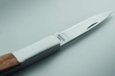 Logotrade presentreklam bild: Fällkniv i akacia