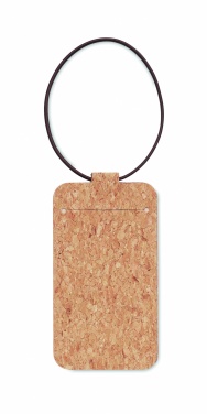 Logotrade presentreklam bild: Bagagetag i kork