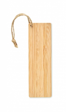 Logotrade presentreklam bild: Bokmärke i bambu