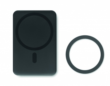Logotrade profilreklam bild: Powerbank trådlösladdning 15W, 5000 mAh