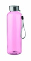 Vattenflaska i RPET 500ml, Genomskinlig rosa