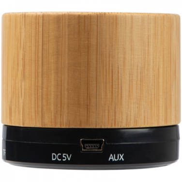 Logotrade kampanjprodukter bild: Bambu bluetooth högtalare FLEEDWOOD
