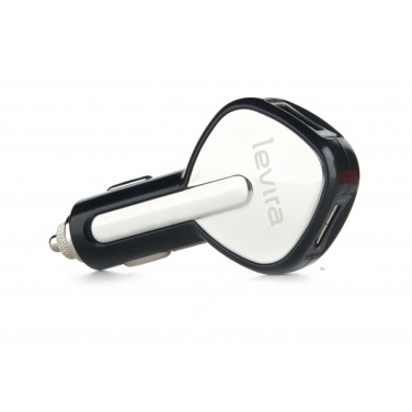 Logotrade profilprodukter bild: Dubbel USB billaddare