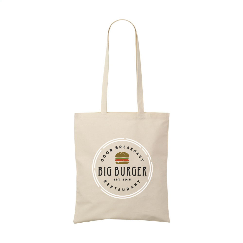 Logotrade kampanjprodukter bild: ShoppyBag (180 g/m²) bomullspåse med långa handtag