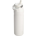 Stanley IceFlow™ 2.0 1,06 liter vattenflaska med flip-sugrör, Frostad vit