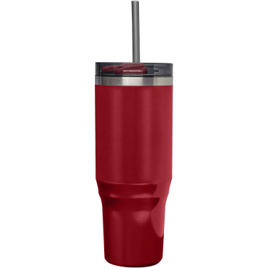 Logotrade kampanjprodukter bild: Melbourne RCS-certifierad mugg med sugrör, 1 200 ml