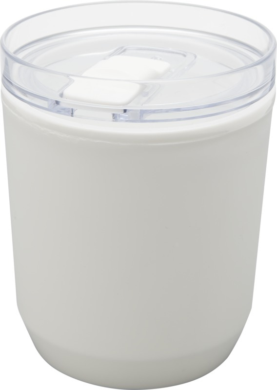 Logotrade presentreklam bild: Hudson 180 ml dricksglas med dubbelvägg av återvunnen plast